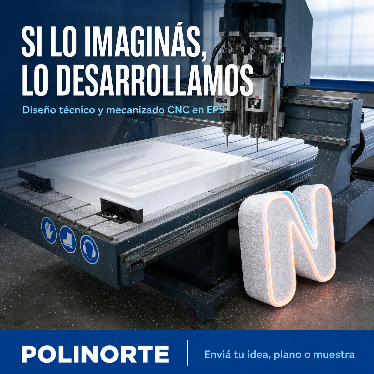 Desarrollos a medida en EPS con tecnología CNC