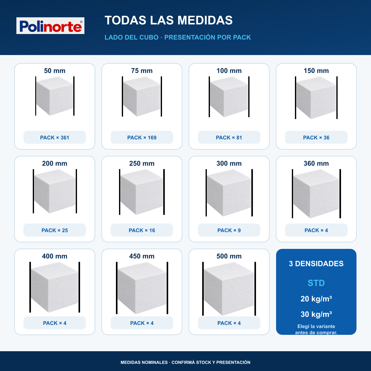 Cubos Densidad STD - Imagen 4