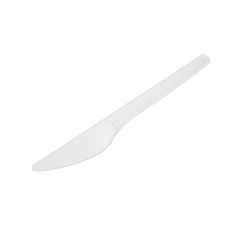 Cuchillos Plásticos Descartables Blancos x1000U