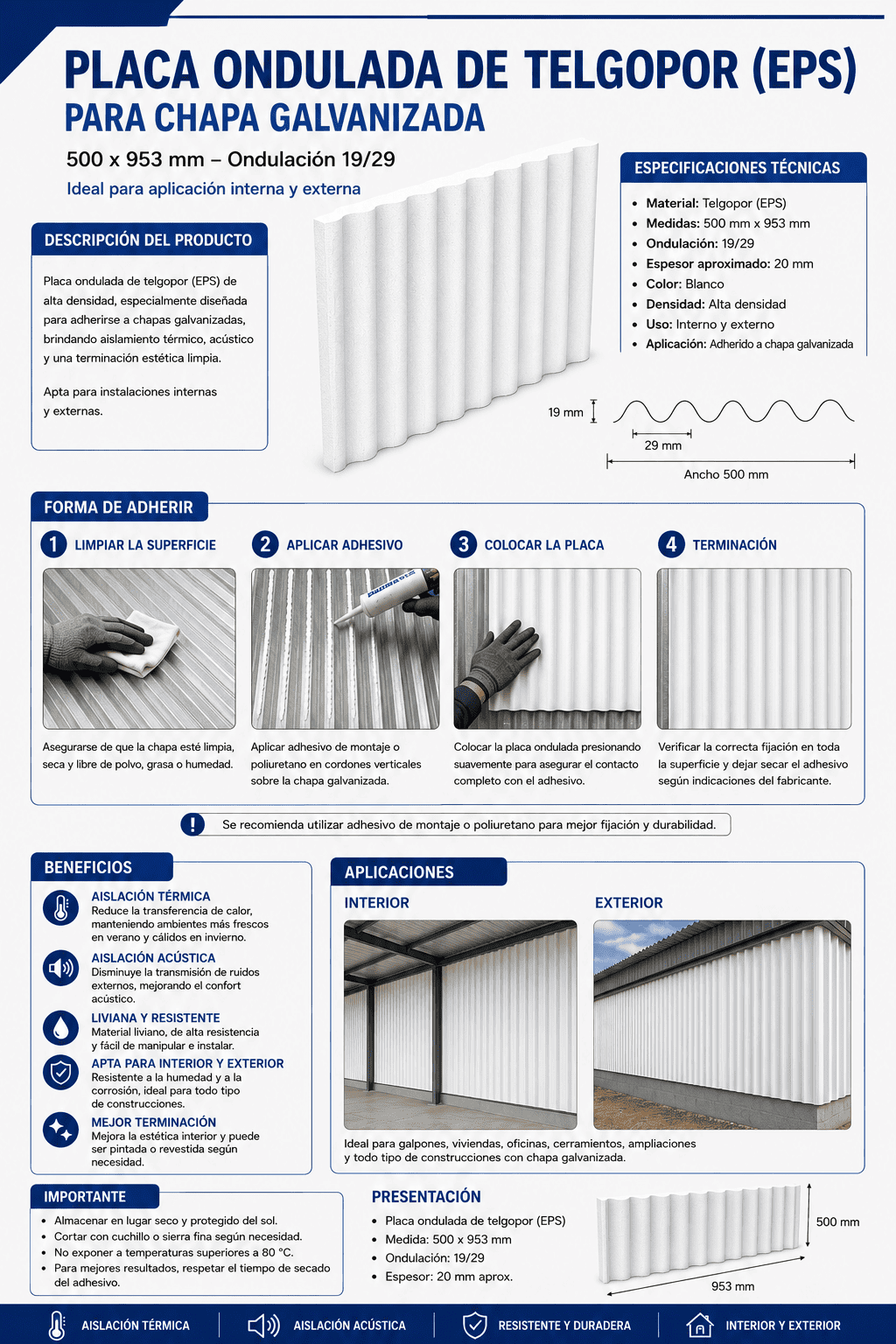 Aislación De Chapa Galvanizada - Imagen 2